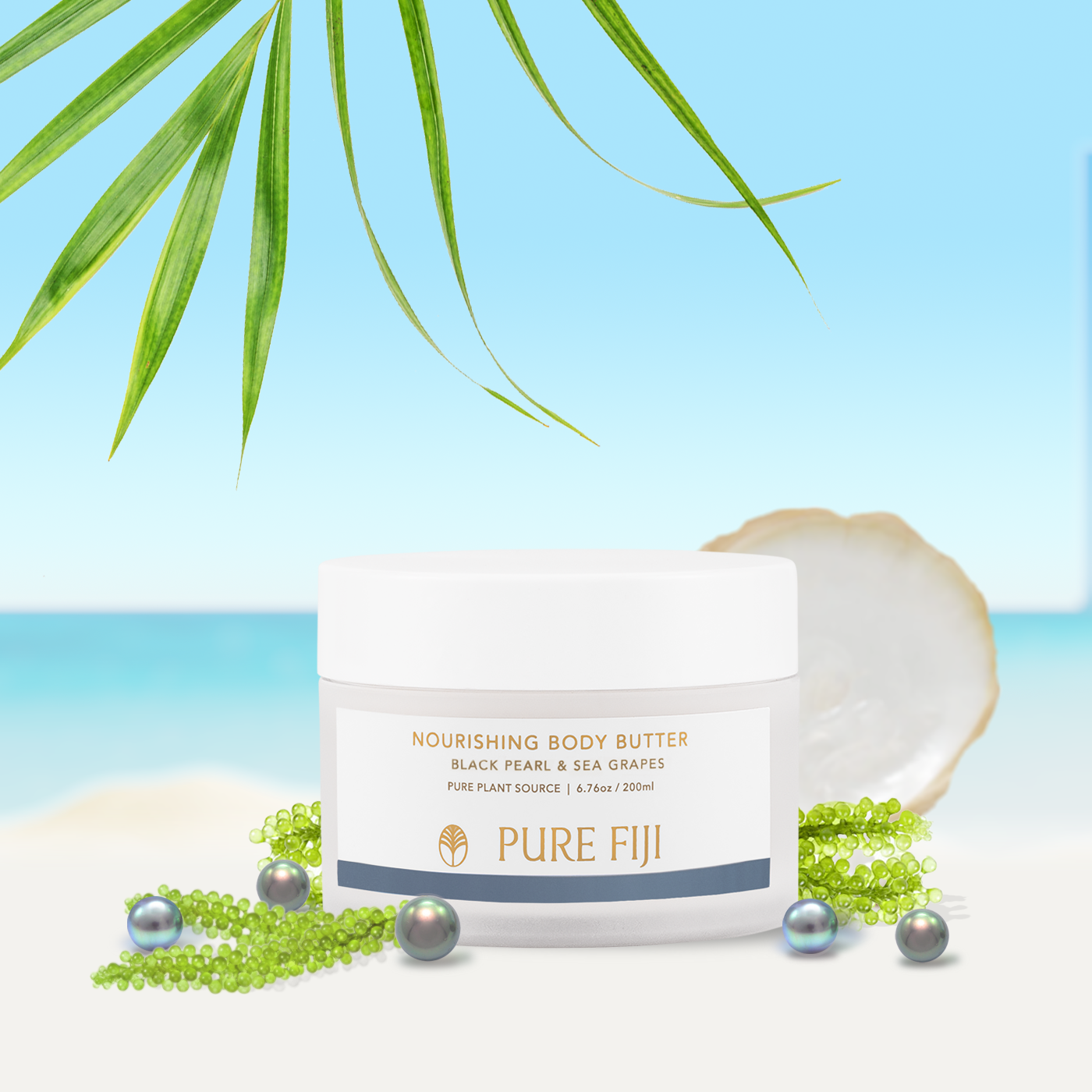 Pure Fiji Exotic Body Butter 200ml BLACK PEARL