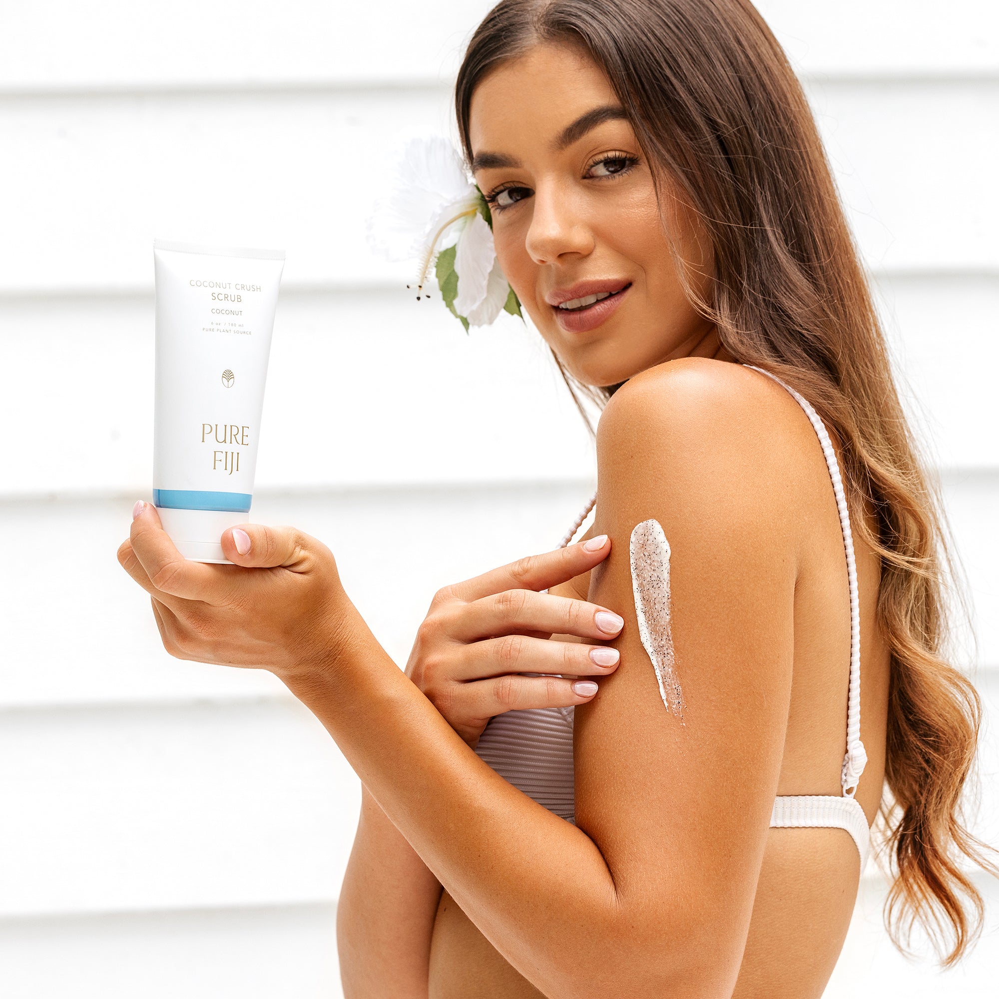 Pure Fiji Crush Scrub Lime Blossom 177ml