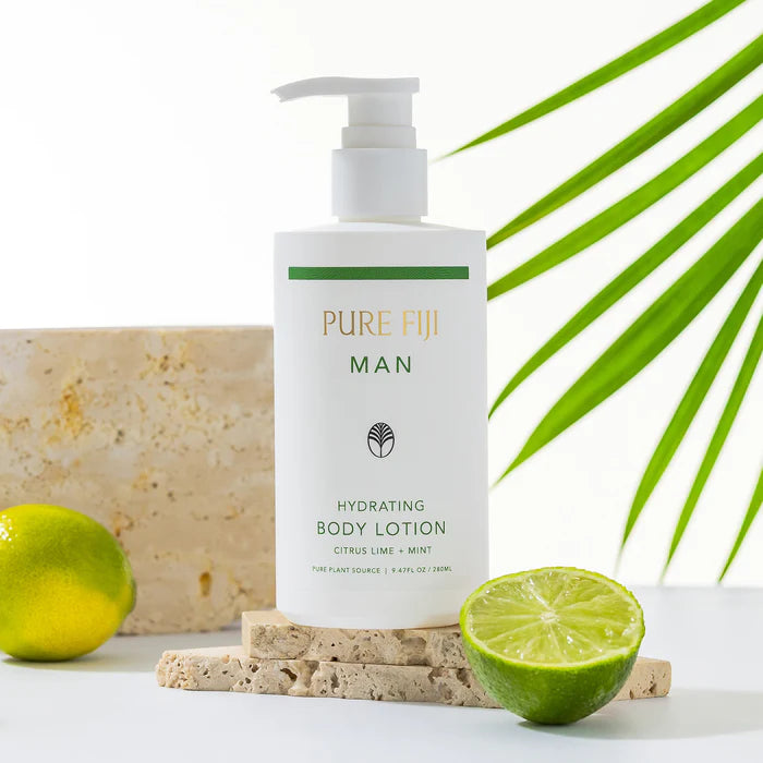 Pure Fiji MAN Hydrating Body Lotion Citrus Lime + Mint 280ml