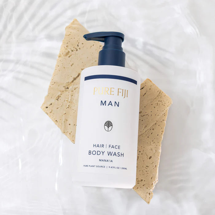 Pure Fiji MAN Hair Face & Body Wash Mana'ia 280ml