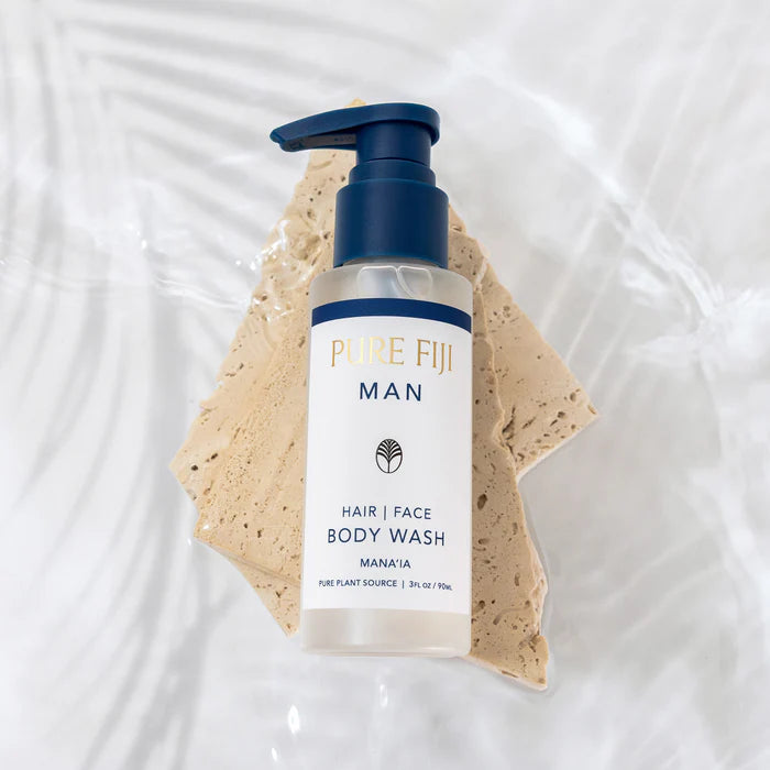 Pure Fiji MAN Hair Face & Body Wash Mana'ia 90ml