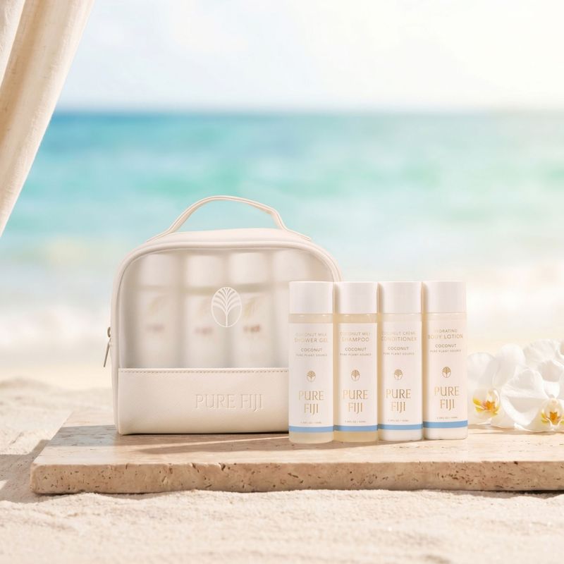 Pure Fiji Christmas TRAVEL ESSENTIALS SET Coconut 100ml