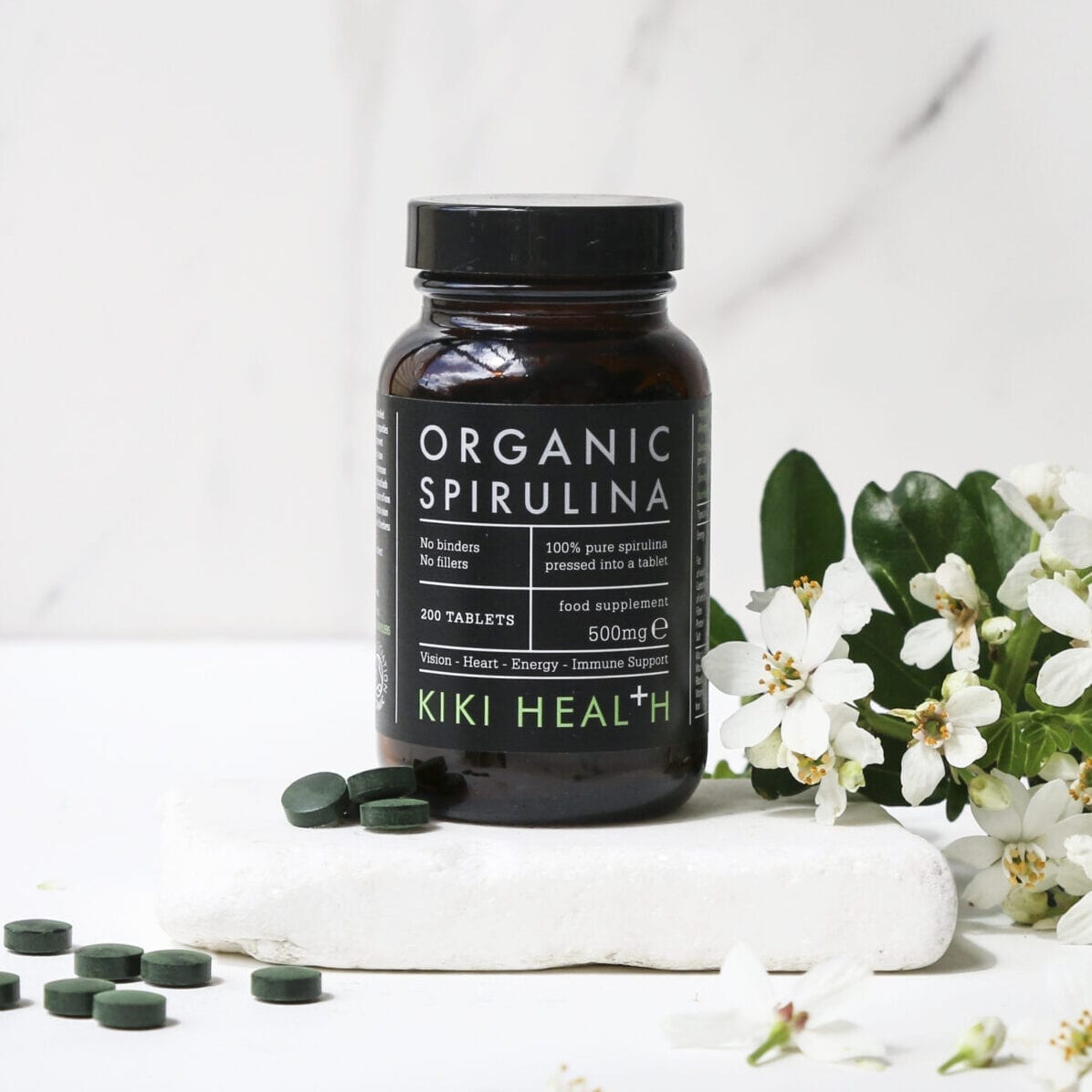 KIKI Health Organic Spirulina Tablets