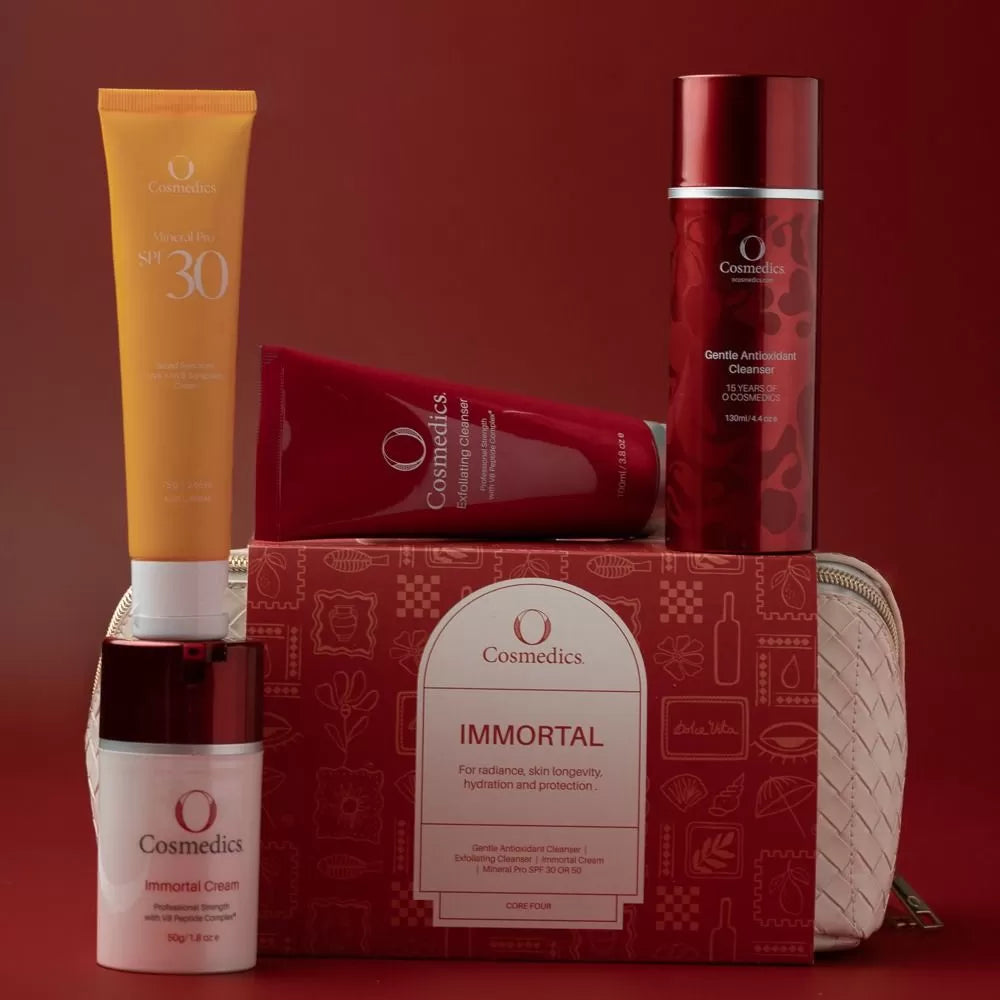 O Cosmetics Core Four Comfort with FREE Travel case & FREE SPF - Limited Edition
