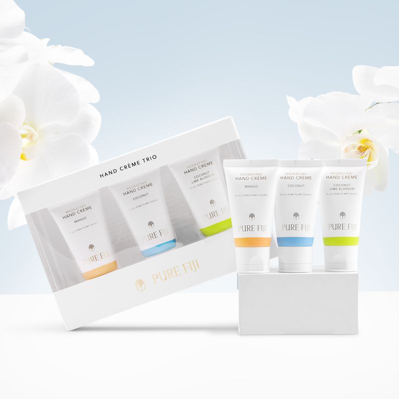 Pure Fiji Christmas HAND CREME TRIO